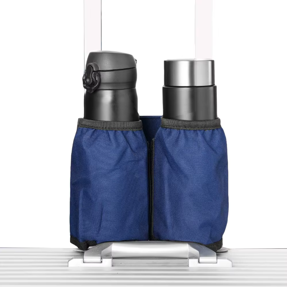 Support de tasse mains libres pour bagages, rangement portable, sac à boisson pliable pour valise, i