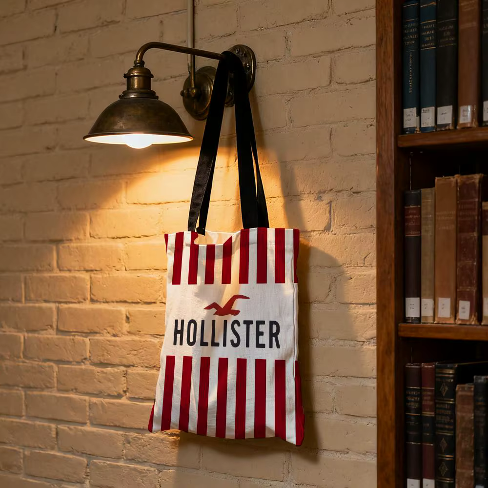 Sacs de rangement de marque H-hollisterS, sac en toile de grande capacité pour étudiantes, pour cont