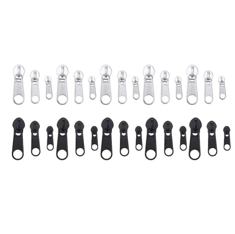 Kit de réparation de fermeture éclair pour bricolage, curseurs avec pince d'installation de fermetur