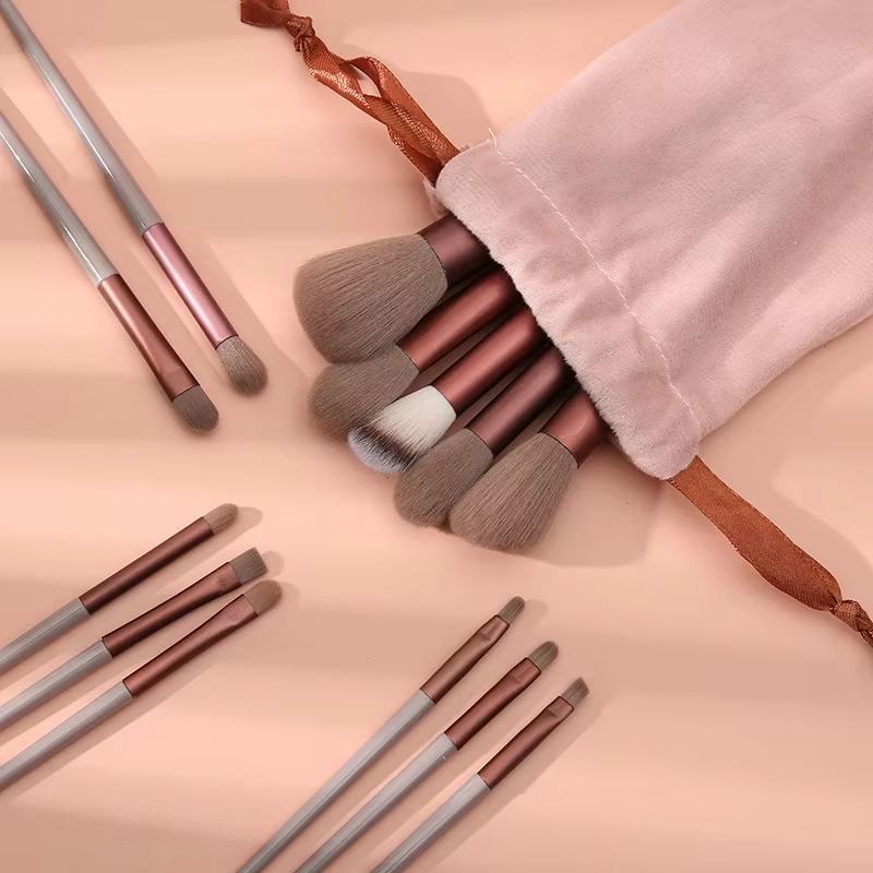 Ensemble de pinceaux de maquillage doux pour femmes, fard à barrage, fond de teint, pinceau cosmétiq