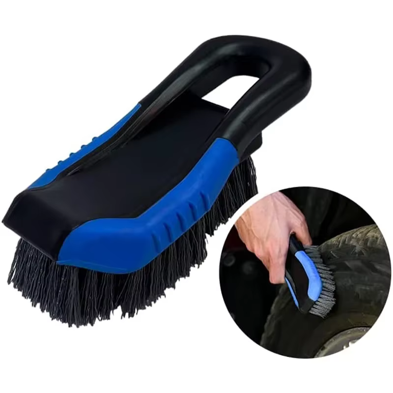 Brosse pour pneus et tapis de voiture, 1 pièce, nettoyeur de tissus d'ameublement, épurateur pour si