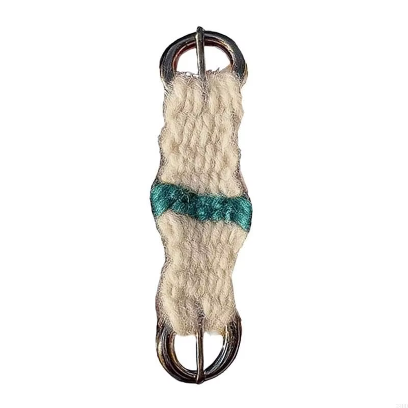 Porte-clés selle d'équitation miniature fabriqué à main, accessoire tressé pour passionné d'équitati