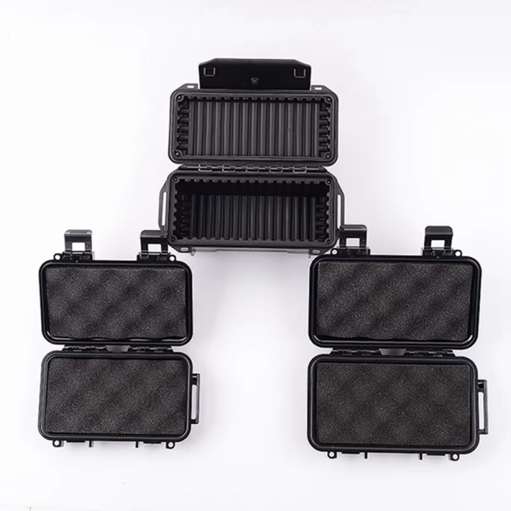 3TAN-Mallette de rangement extérieure antichoc, mallette scellée, boîte de rangement en plastique, b