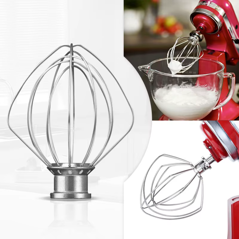 Fouet Électrique en Fil d'Acier Inoxydable, Accessoire de Cuisine pour Centre Commercial, KitchenAid