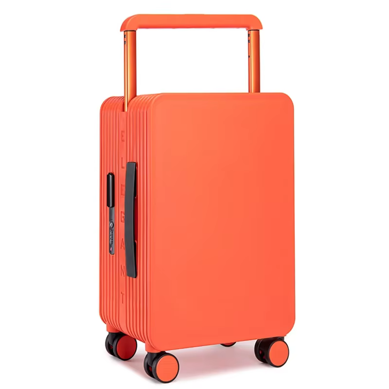 TSA BLOLock-Valise à roulettes avec poignée large, bagage à main de luxe, cabine, barre nervurée, ha