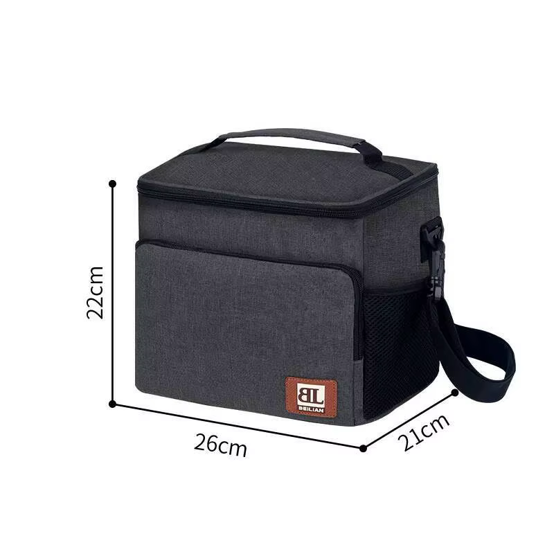 Sac de boîte à déjeuner de bière de grande capacité en plein air, sac à main de glace de stockage au