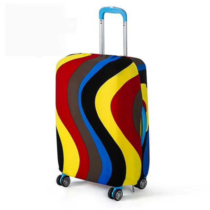 Housse de valise à la mode, haute élasticité, géométrie, amour, en forme de cœur, housse anti-poussi