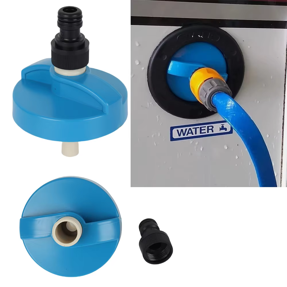 Rinland – bouchon de remplissage d'entrée d'eau pour camping-car, connecteur de tuyau rapide, carava
