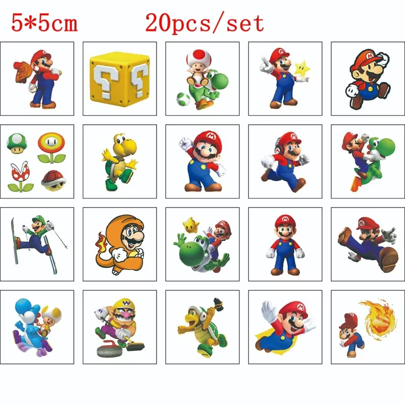 Autocollants de jeu Mario 2026 DIY pour vélo, bagages de voyage, téléphone, guitare, ordinateur port