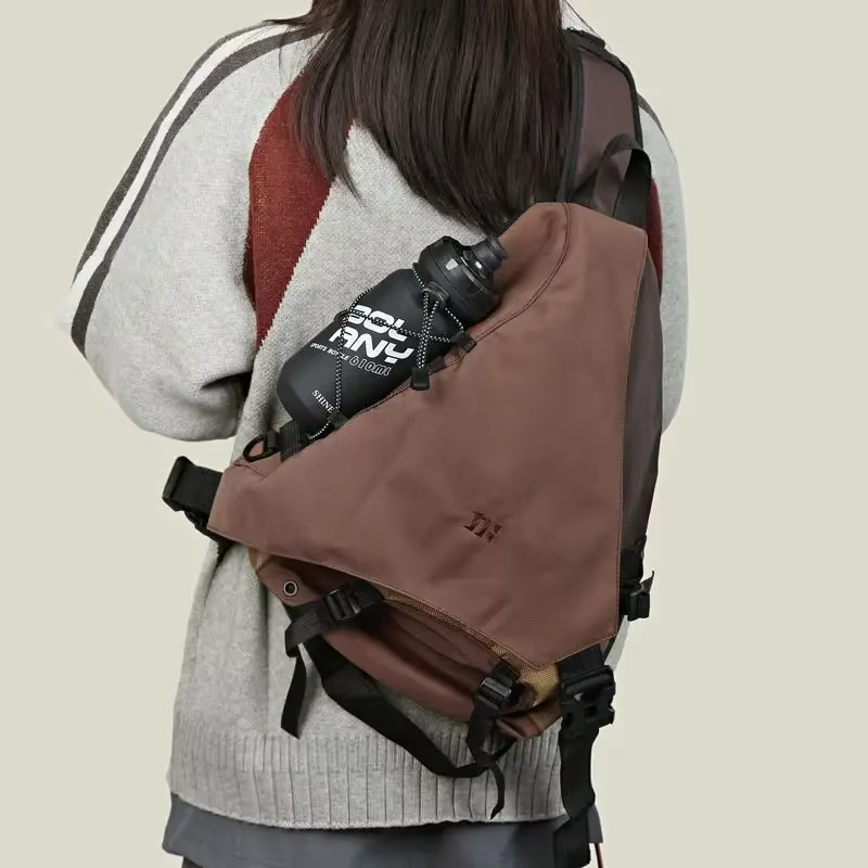 Sac à bandoulière en nylon léger portable, sac à dos carillon, sac à dos lancé par le voyage, sac à