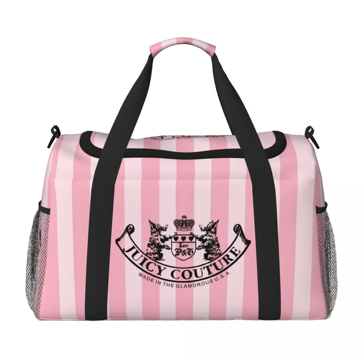 J-Juicy-C-Couture Sac de voyage unisexe, sac à bandoulière, sac de cabine, sac fourre-tout grande ca