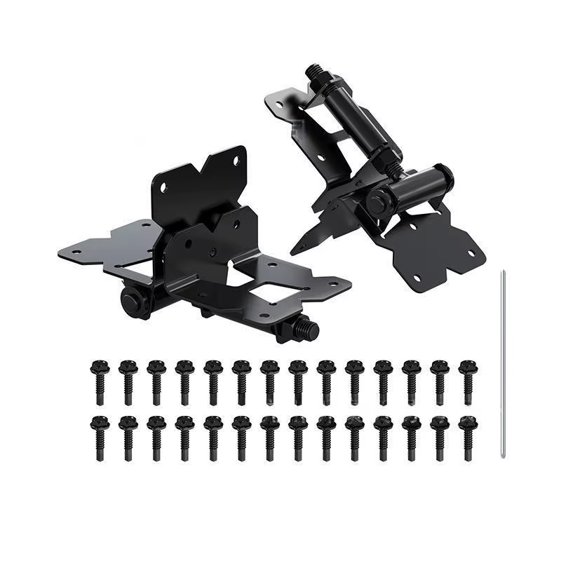 Charnières et loquets pour portail en PVC, quincaillerie robuste pour clôture en vinyle, accessoires