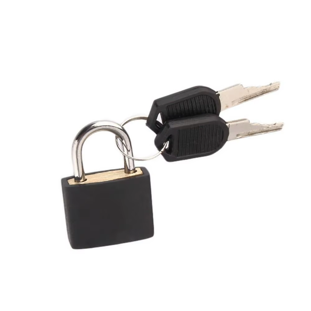 Serrure de porte d'armoire de sécurité antivol, mini-cadenas de valise, acier de bain, petite serrur