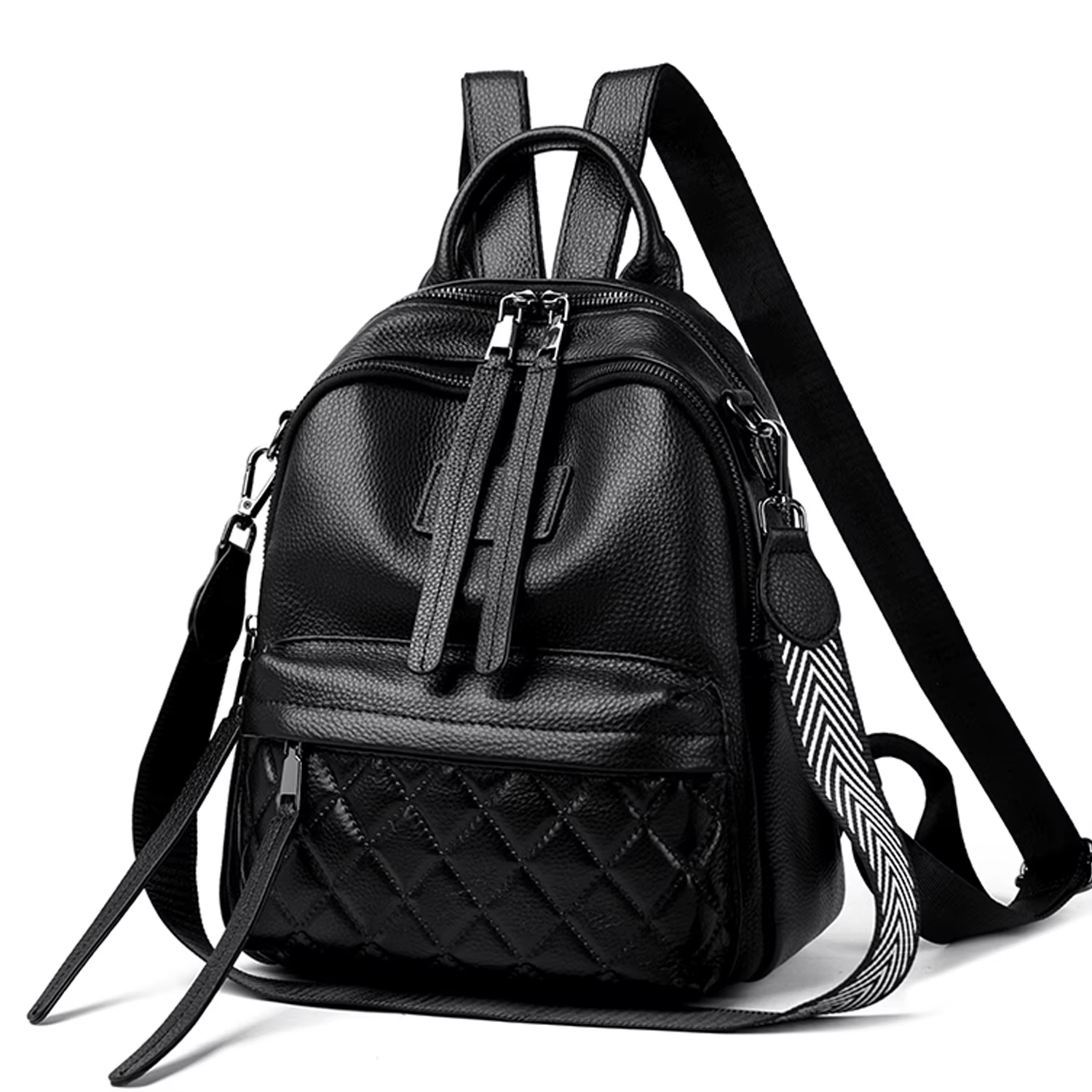 Sac de voyage grande capacité en cuir véritable pour femme, sac à main, sac à dos, sac de sport, sac