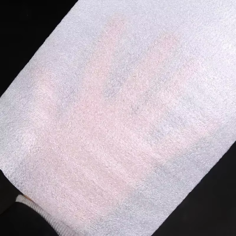 Pochettes d'expédition rembourrées en coton perlé, sacs d'emballage translucides PEP blancs, bulle a