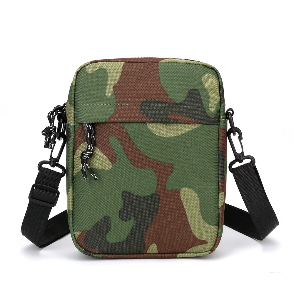 Sac à bandoulière carré en Nylon pour hommes, petit sac à bandoulière de Camouflage, Design minimali