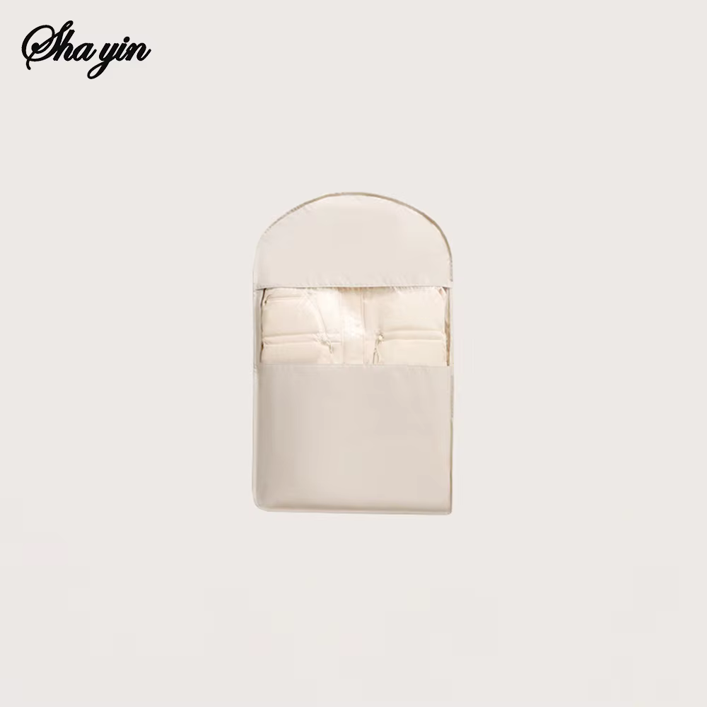 Sac suspendu à Compression Visible pour doudoune, housse anti-poussière, rangement de vêtements, org