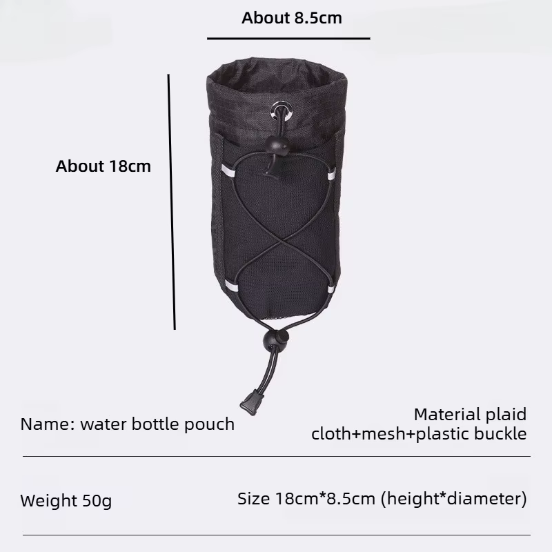 Sac de Rangement Multifonctionnel à Suspendre pour Bouteille d'Eau, Support Externe pour Sac à Dos d