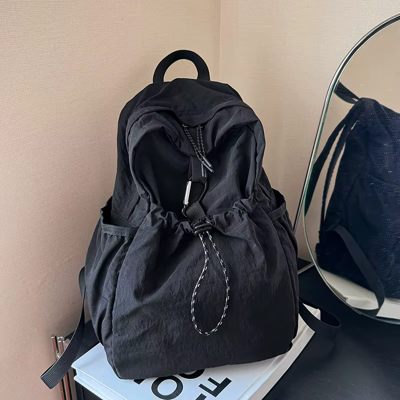 Sac à dos de grande capacité pour femme, sac à dos décontracté, sac étudiant léger, abonné design, d