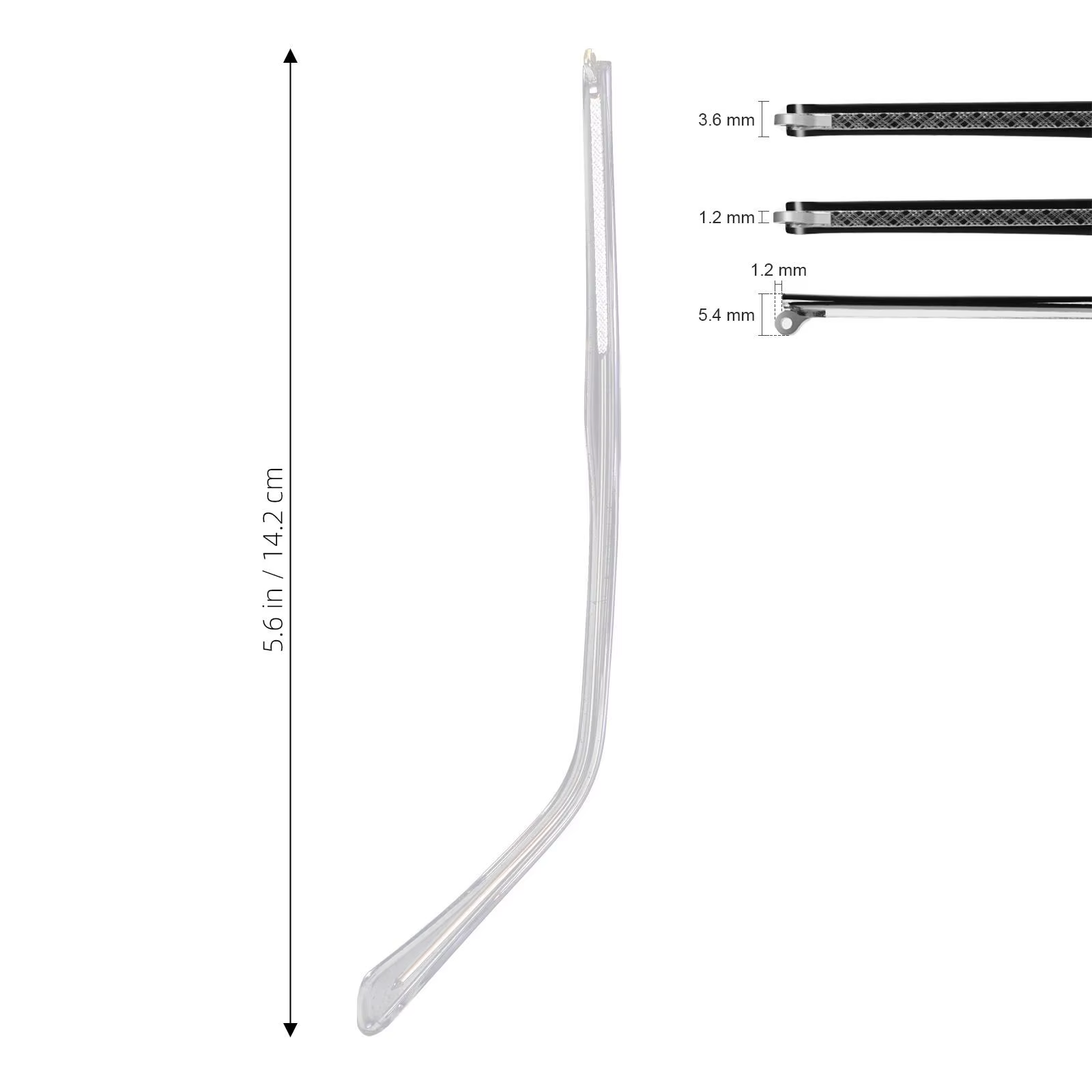 1 paire de lunettes universelles de remplacement, branches, accessoires de lunettes, bras de remplac