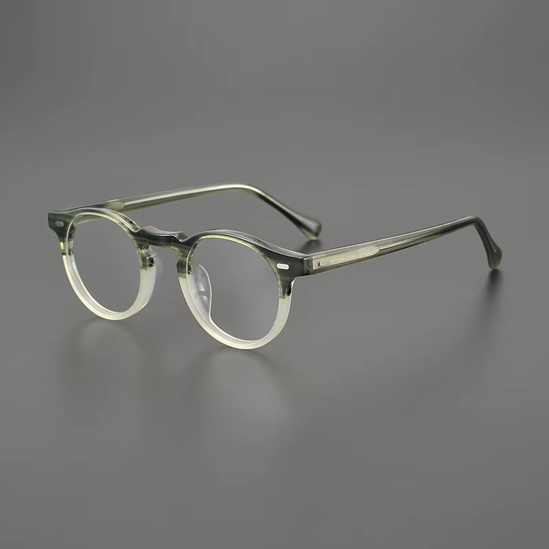 Monture de lunettes en acétate faite à la main pour hommes et femmes, Vintage, Ultra légère, rétro j