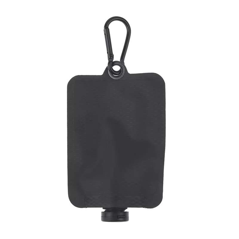 ♥ Pochette pour liquide pliable – Récipient de voyage réutilisable de gros calibre pour articles de 