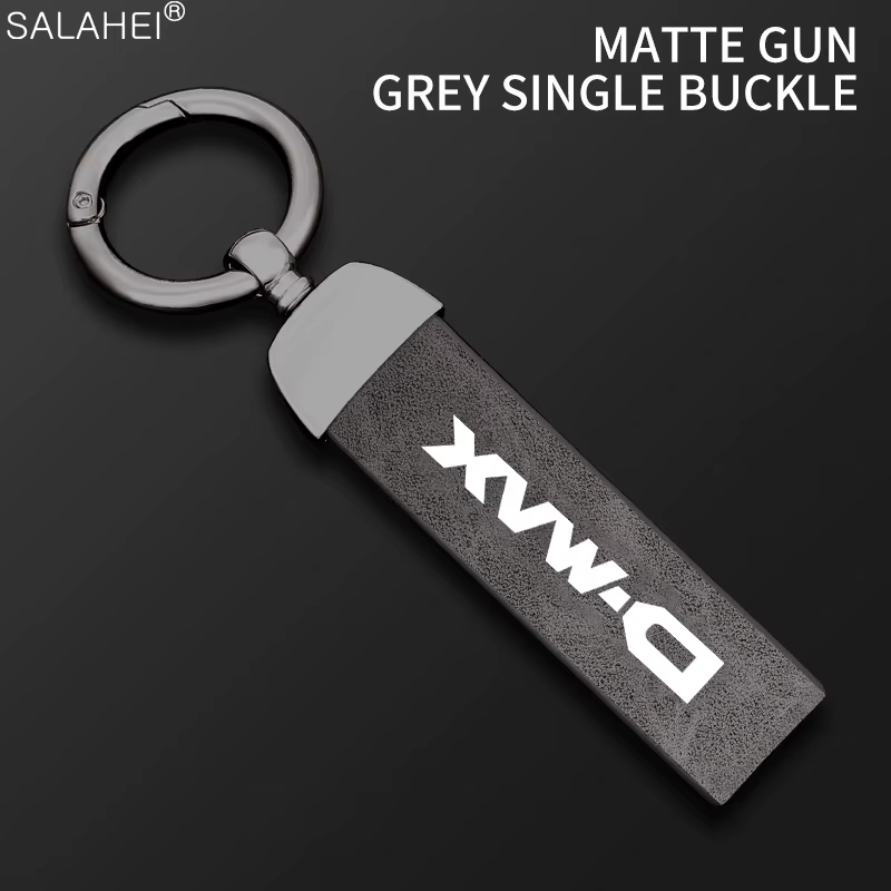 Emblème de voiture en métal Porte-clés Porte-clés EquiRings Pendentif strucFor Isuzu D-MAX D MAX Dma