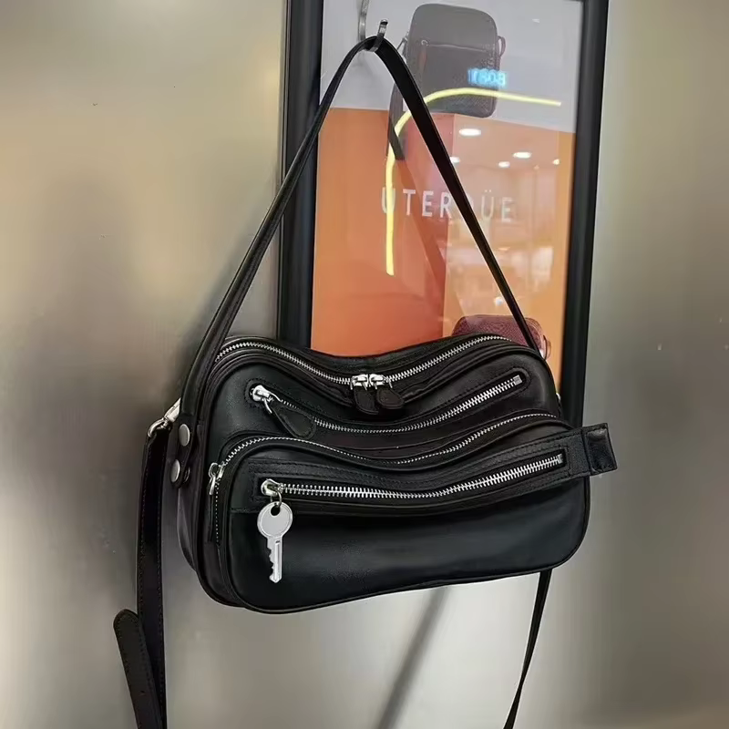 Sac de Bowling en cuir véritable pour femmes, Design suisse, sac de loisirs de bonne qualité, sac de
