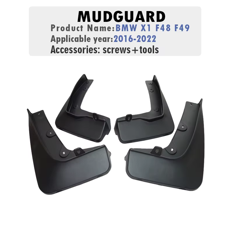 2016-2022 Pour BMW X1 F48 F49 Garde-boue anti-éclaboussures Accessoires de voiture Avant Arrière 4 p