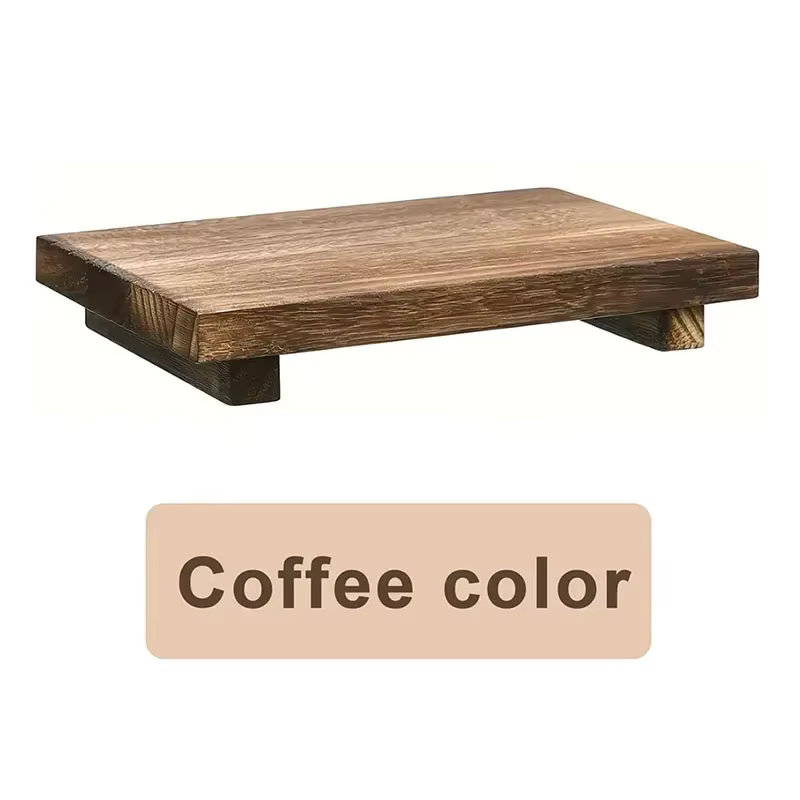 Bougeoir en bois de style rétro pour la décoration de la maison, porte-bougies parfumées, support d'