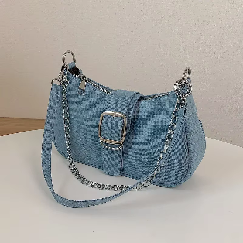 Petit sac en jean Design pour femmes, nouveau sac à bandoulière en toile