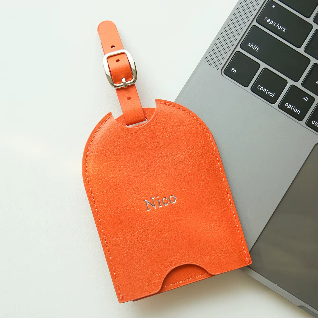 Sac de voyage avec nom imprimé à chaud, étiquettes de sac à dos de qualité supérieure, accessoires d