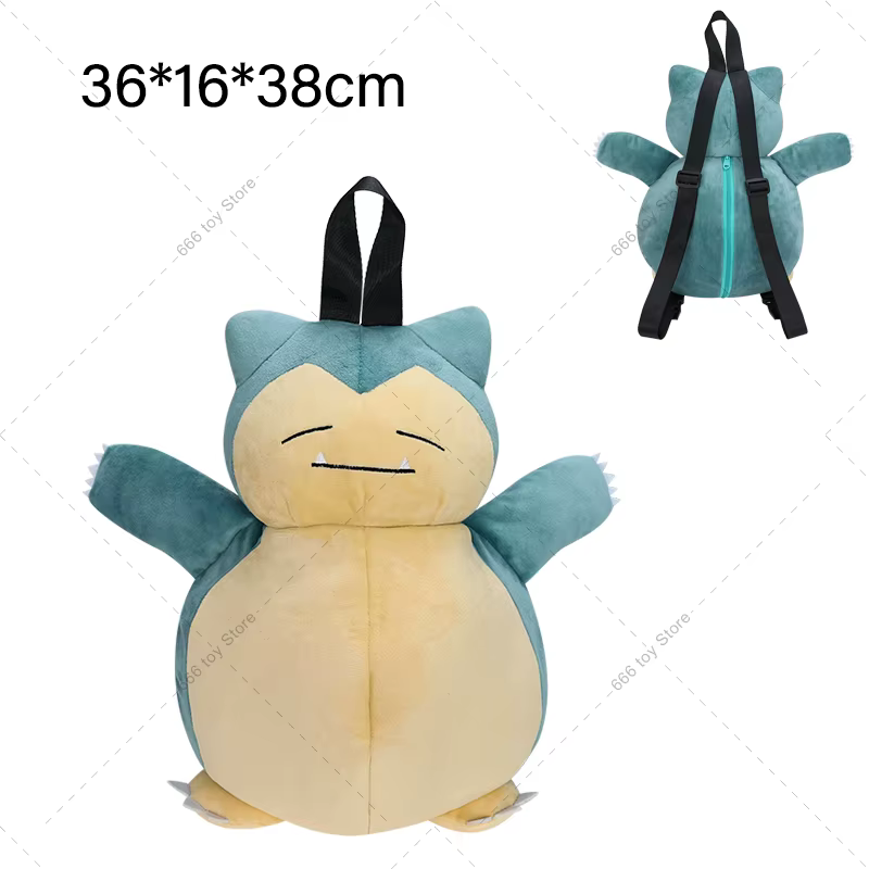 11 Styles Pokemon sac à dos en peluche Mimikyu Eevee Gengar Charizard Gyarados Psycanck sac à dos ca