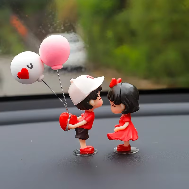 Figurines d'action de dessin animé pour couples, ballon d'Auckland, tableau Prada intérieur automati