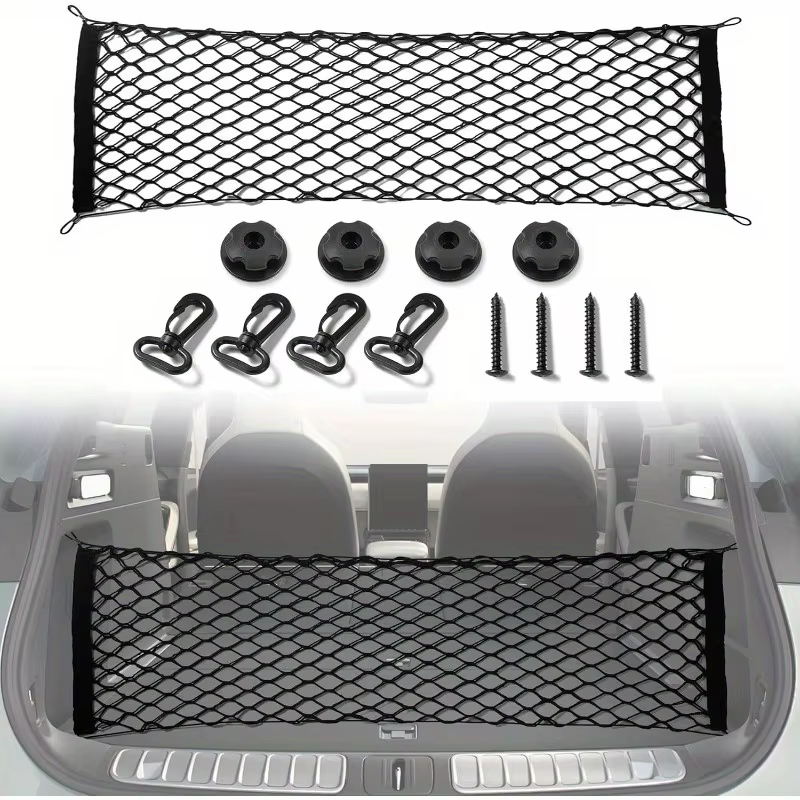 Filet de rangement pour bagages élastique et réglable! Avec crochets, adaptés aux SUV, berlines et c