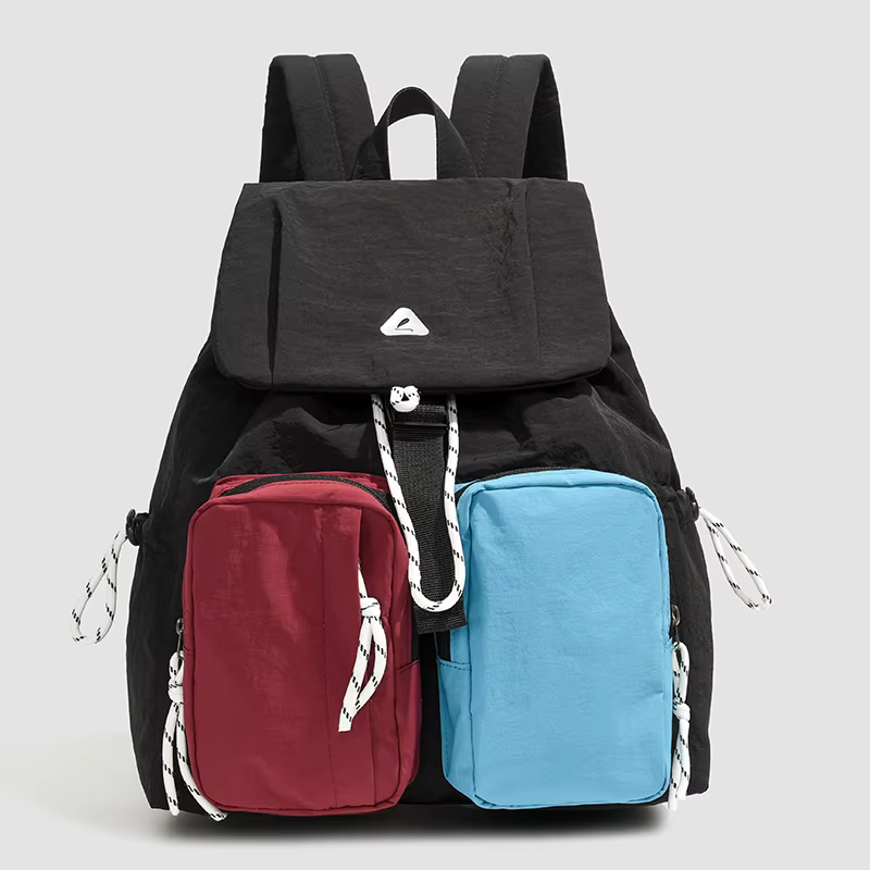 Sac à dos multicolore, sac à dos décontracté pour étudiantes, sac de grande capacité pour les trajet