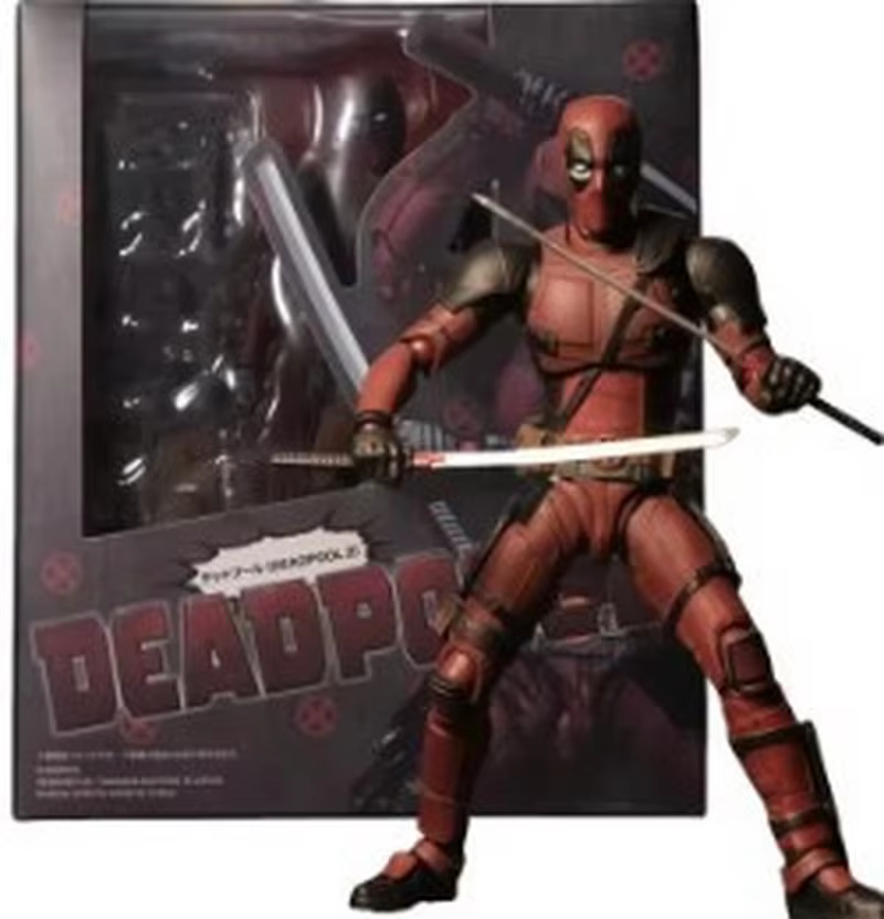 Figurine articulée Deadpool 2 SHF avec plusieurs accessoires – Modèle de collection tendance pour ad