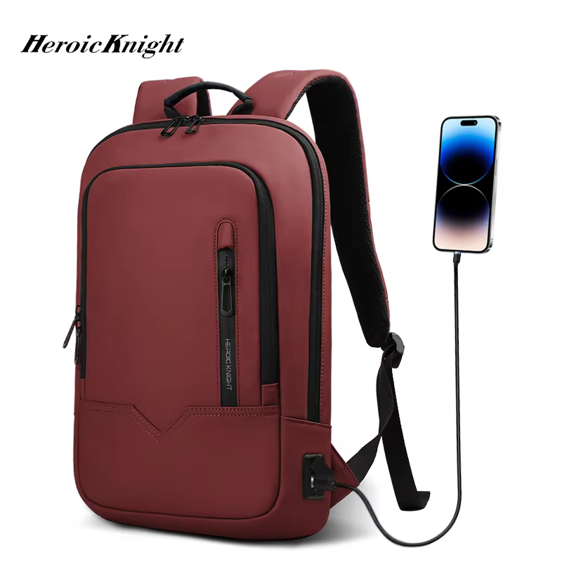 Heroic Knight Business Slim sac à dos hommes 15.6 "17" étanche sac à dos pour ordinateur portable mo
