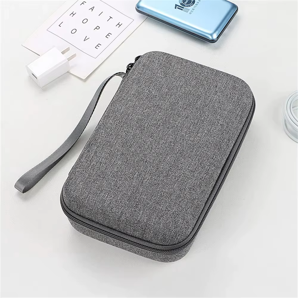 Organisateur d'accessoires électroniques de voyage de grande capacité, sac de rangement Portable pou
