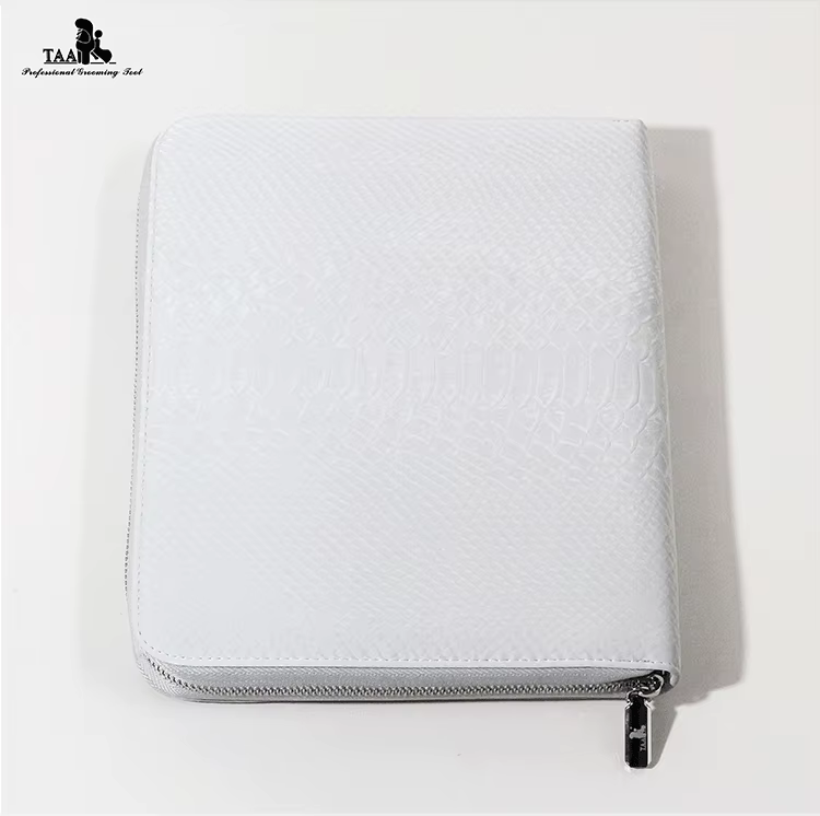 TAA Sac à Ciseaux Sac à Peignes Pour Animaux De Compagnie Doublure En Cuir Véritable Pu Pack D'outil