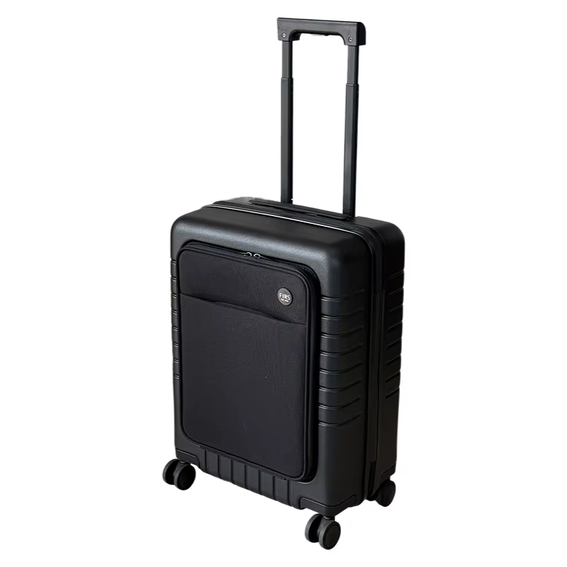 Bagage à main léger à ouverture frontale pour PC de 20 pouces, valise de voyage compacte approuvée p