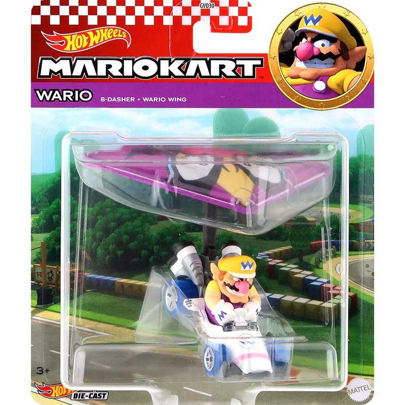 [Hot Wheels] véritable en Stock série Mario Kart petit modèle de voiture jouet statique à collection