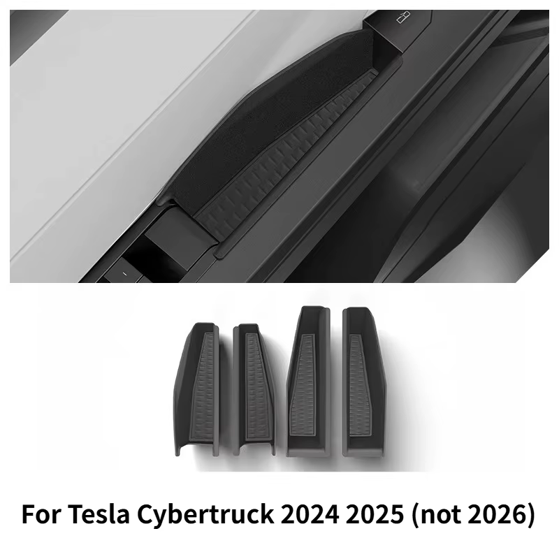 Boîte de rangement pour poignée de porte de voiture Tesla Cybertruck 2024 2025 (non compatible 2026)