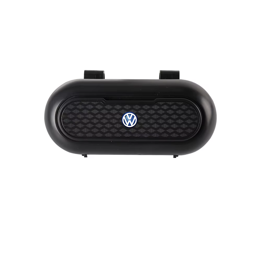 Étui de rangement pour lunettes de soleil et cartes, pour pare-soleil de voiture, compatible Volkswa