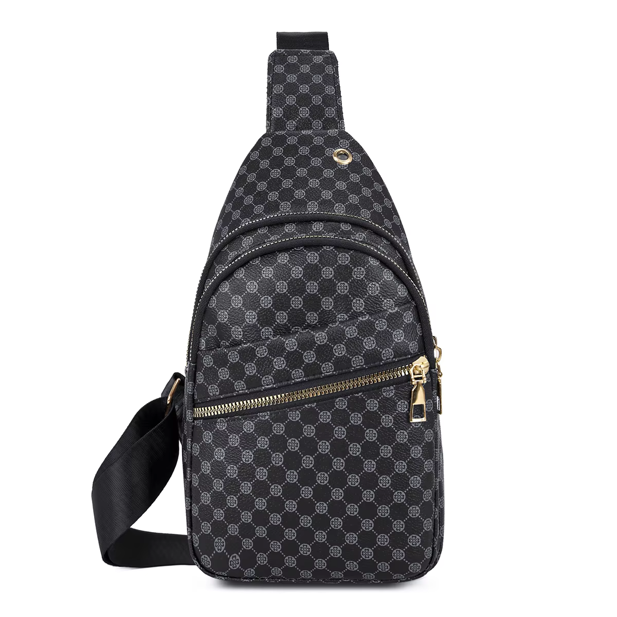 Sac de poitrine de voyage urbain pour hommes, Design tendance en cuir PU, sac à bandoulière pour tél