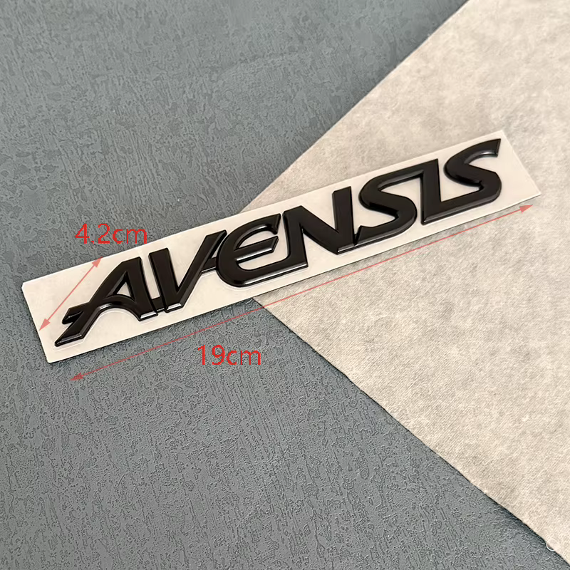 Accessoires automobiles, emblème en métal chromé, autocollant pour hayon arrière de voiture, badge l