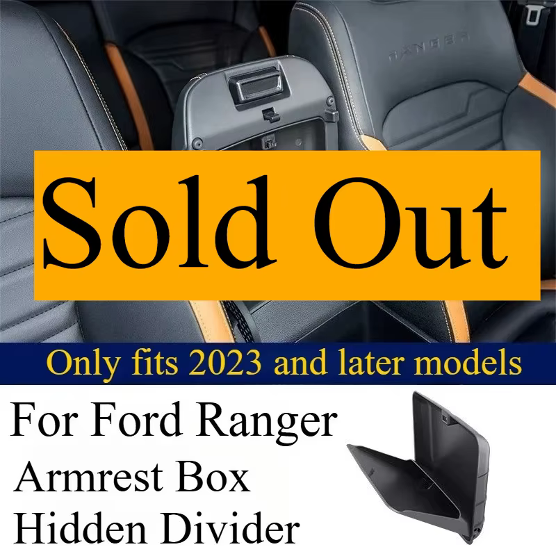 Rangement d'accoudoir caché de qualité supérieure pour Ford Ranger – Accessoire de Mod intérieur pou