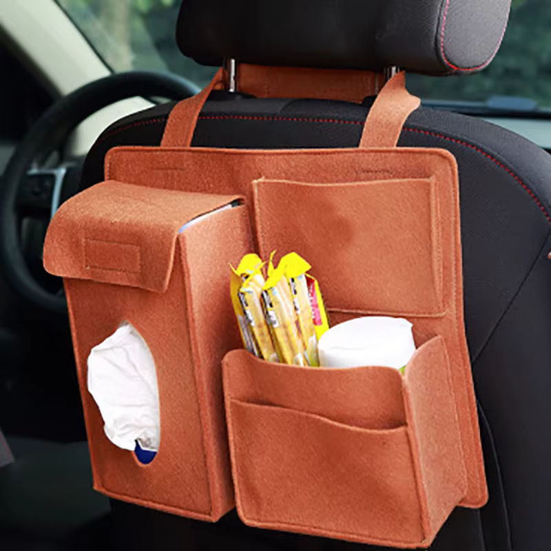 Sac de rangement pour siège arrière de voiture, organisateur de sac suspendu, boîte de rangement pou