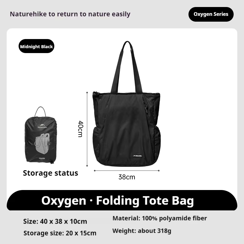 Naturehike – sac à dos pliant en Nylon 70D, imperméable, à bandoulière, décontracté, ultraléger, pou