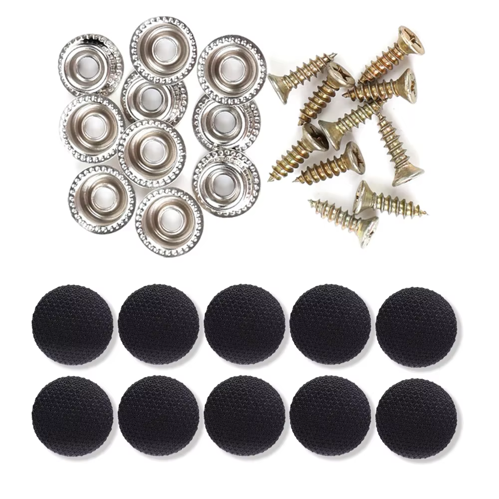 Fibre de plafond de voiture universelle, clips de tissu, grille de doublure de toit de voiture, répa